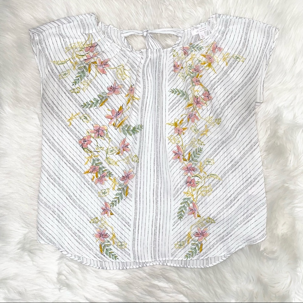 LC Lauren Conrad beautiful blouse size L